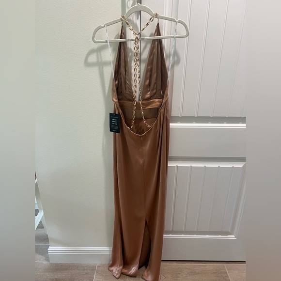 NWT Retrofete Tasha Dress in almond - shell chain straps - size S - Picture 4 of 10